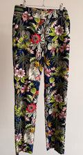 Women’s Slim-Fit Pants – Tropical Print