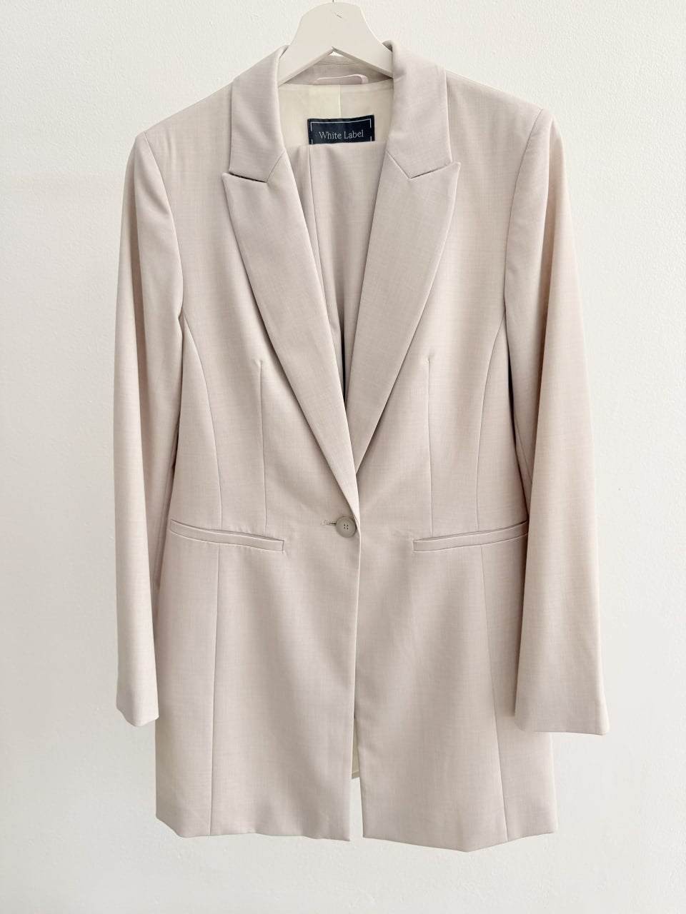 Women’s Pantsuit – Classic Grey (Long Blazer)