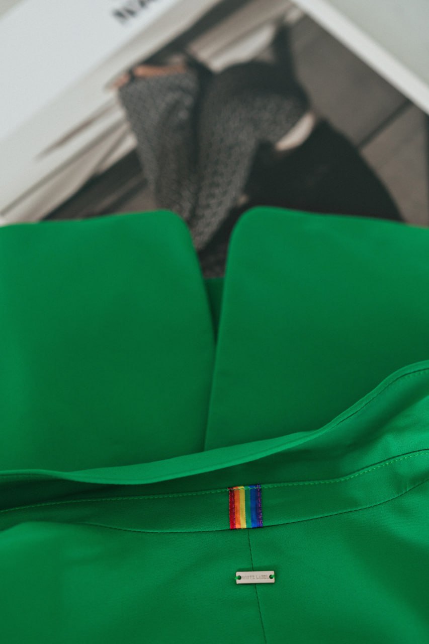 Women’s Pantsuit – Bird Green (Blazer + Trousers)