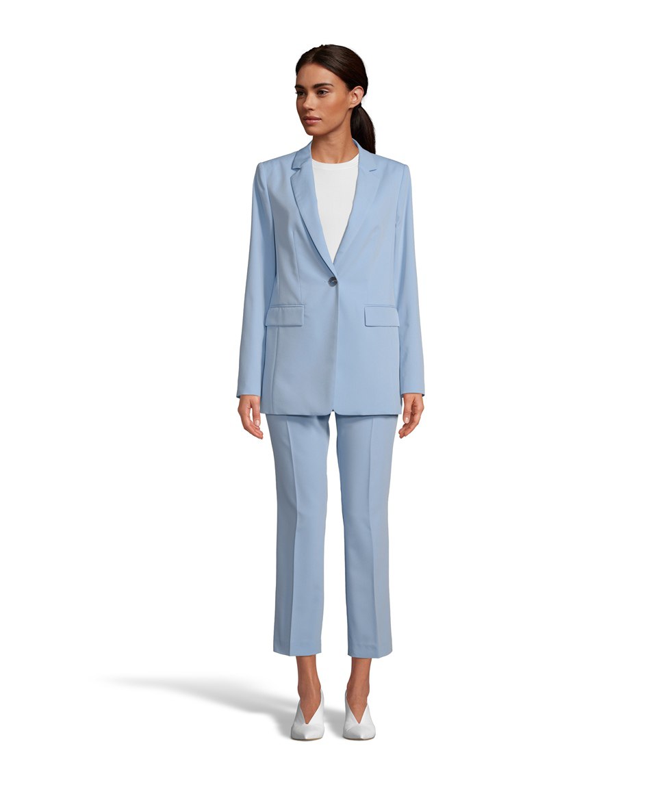 Women’s Pantsuit – Light Sky Blue (Blazer + Trousers)