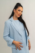 Women’s Dress Suit – Powder Blue (Dress + Blazer)