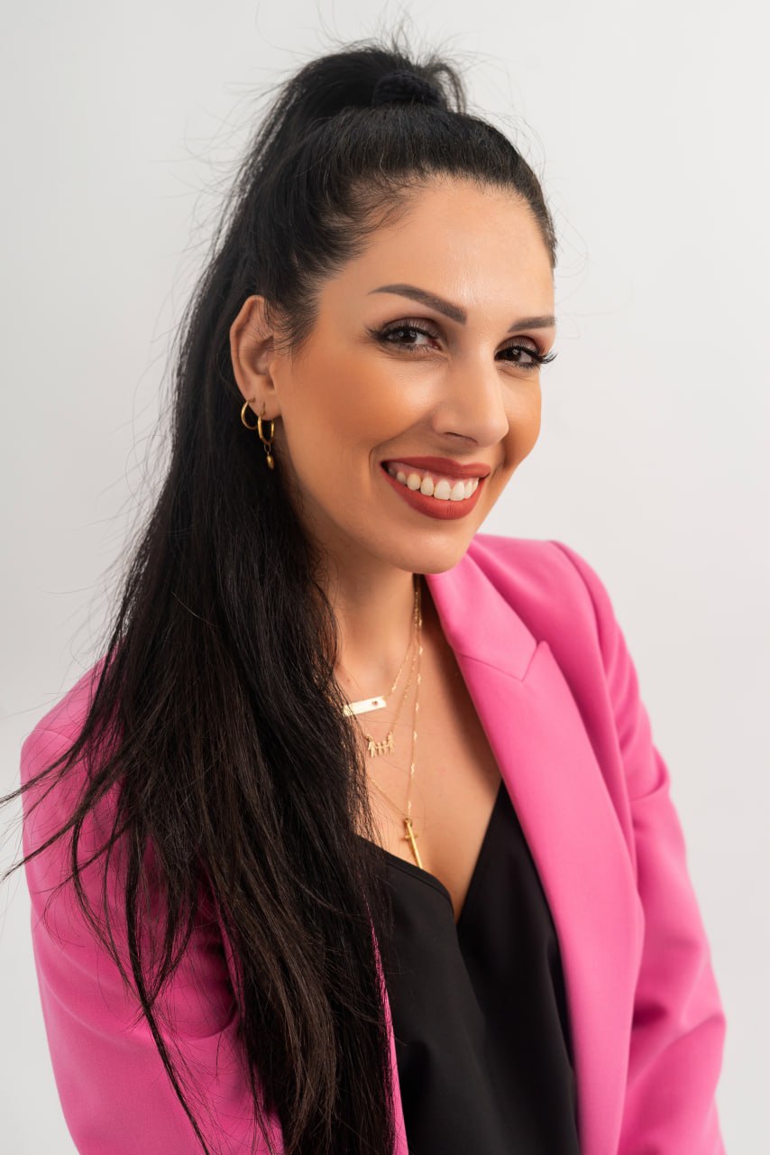 Women’s Long Blazer – Bright Pink