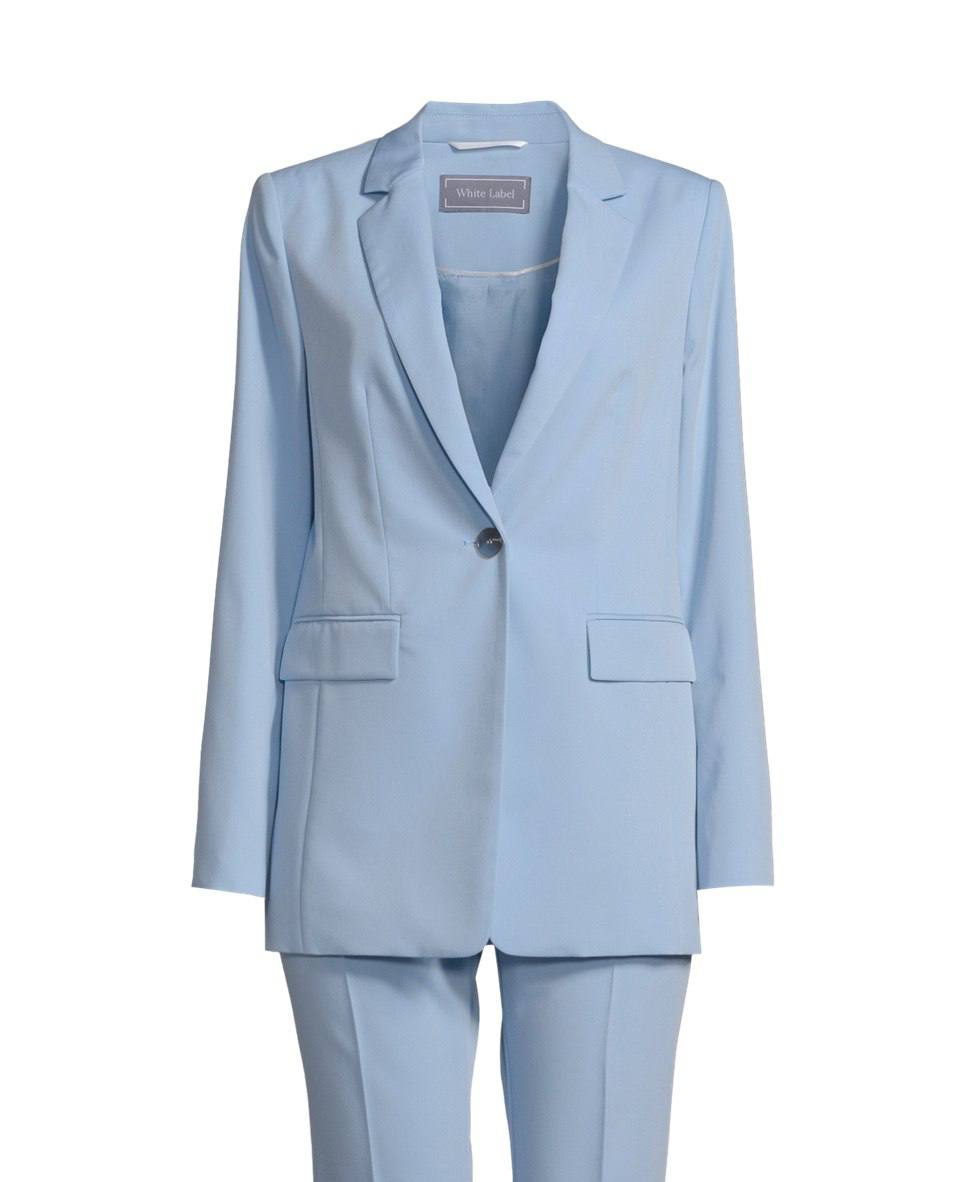 Women’s Pantsuit – Light Sky Blue (Blazer + Trousers)