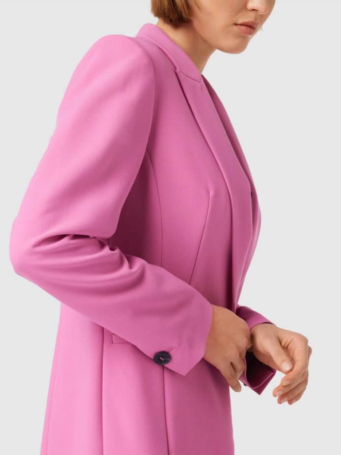 Women’s Long Blazer – Bright Pink