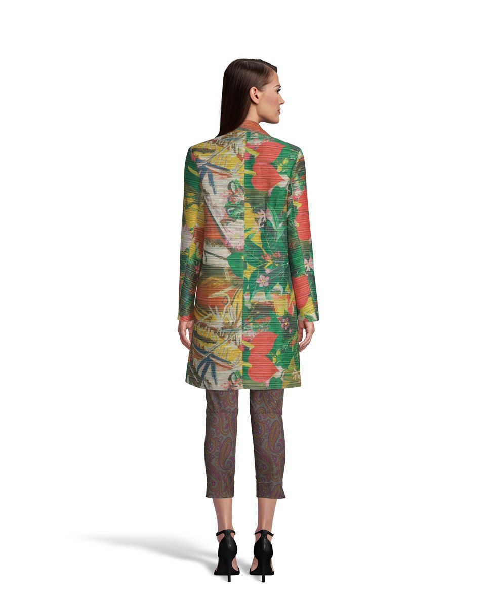 Women’s Summer Coat – Tropical Art Print