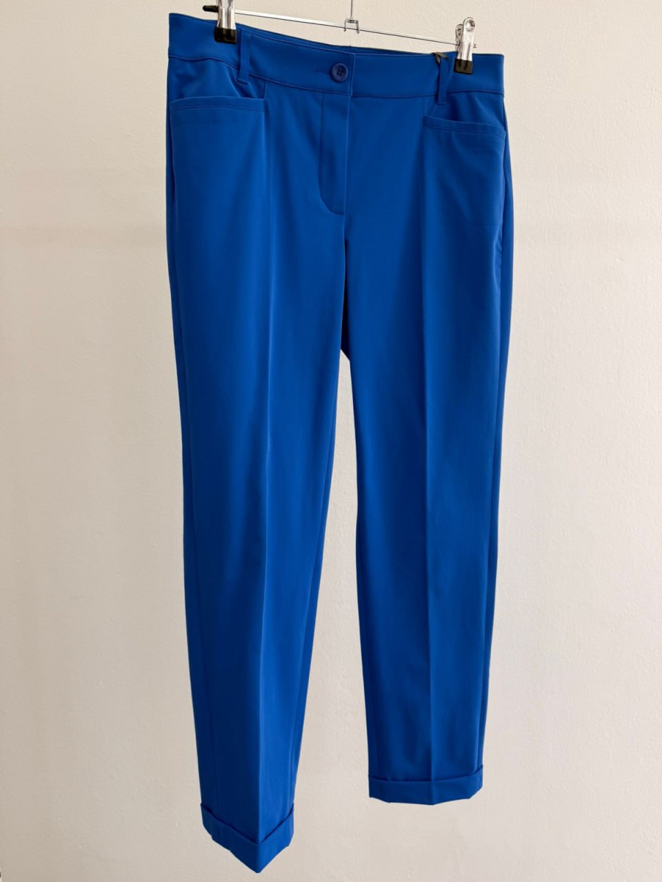 Women’s Slim-Fit Stretch Pants – Blue