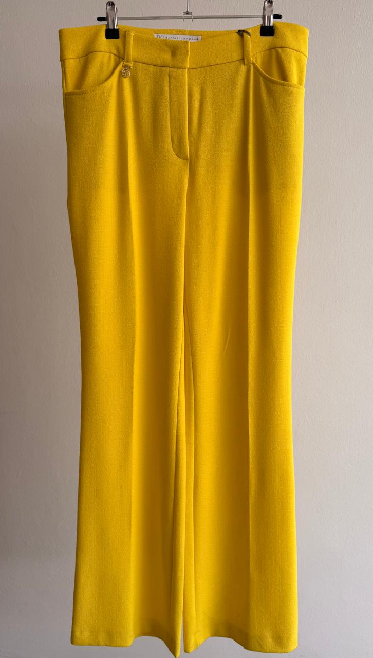 Women’s Wide-Leg Pants – Yellow