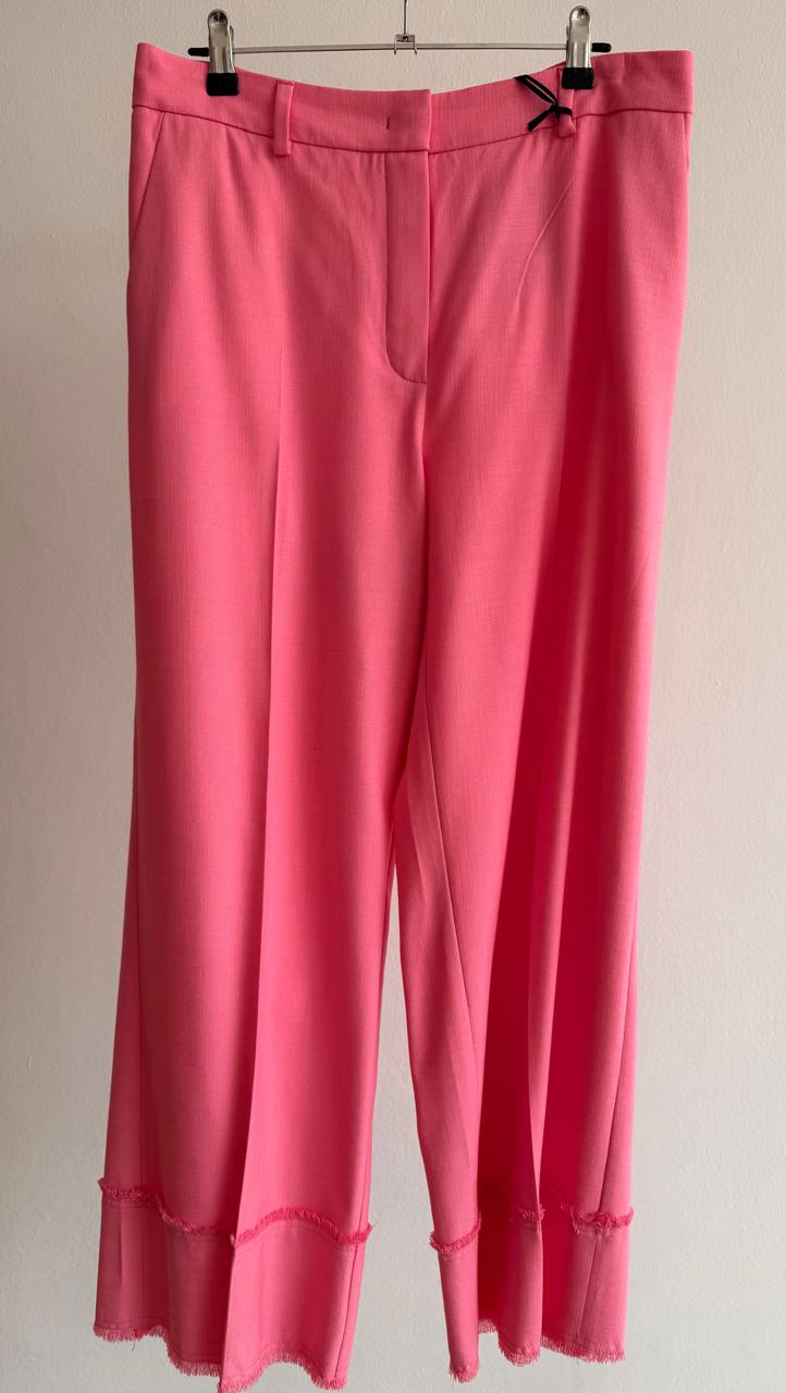 Women’s Cropped Tailored Pants – Pink