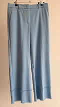 Women’s Cropped Tailored Pants – Light Blue