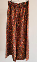 Women’s Elastic-Waist Wide-Leg Pants – Geometric Print